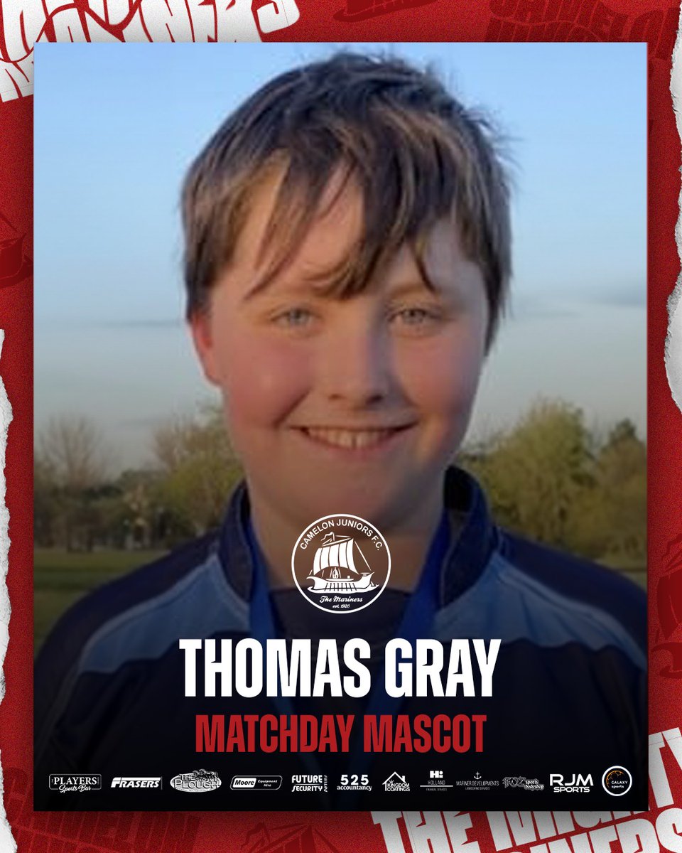 👋 Meet today's Matchday Mascot, Thomas Gray. We hope you have an amazing day, Thomas!