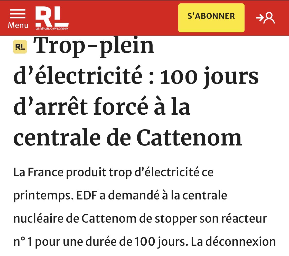 Coucou @BrunoLeMaire Quoi ? Que lis-je ? Qu’entends je ? La France produit trop d’électricité ? Mais alors pourquoi on paie notre race nos factures ? On me dis dans l’oreillette que c’est parce que on se fait enculer par l’UE. Du coup #frexit . Vite !! Votez bien dans un mois !!