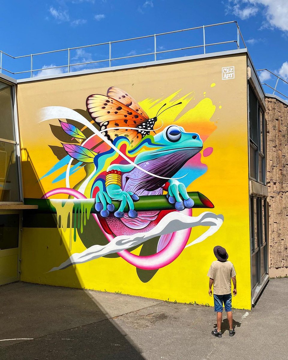 #Streetart by #CÉZART @ #Laon, France, for #FestivaldesartsurbainsàLaon
More pics at: barbarapicci.com/2024/05/04/str…
#streetartLaon #streetartFrance #Francestreetart #arteurbana #urbanart #murals #muralism #contemporaryart #artecontemporanea