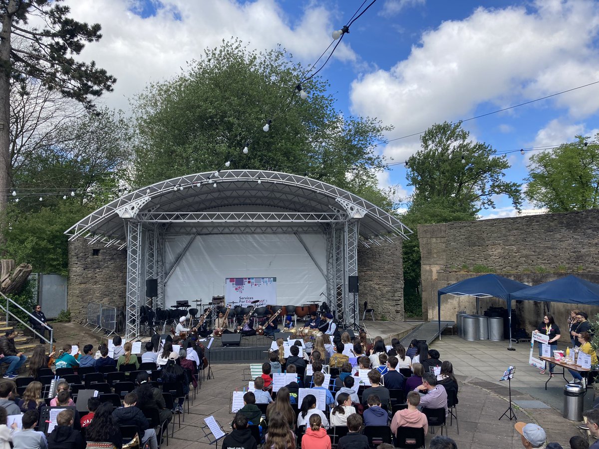 Session 1 has been kicked off by Birmingham Schools' Training Brass Band, followed by Birmingham Schools' Recorder Ensemble, Birmingham Schools' Raga and Tala and Birmingham Schools' String Sinfonia - we're very excited for the day ahead! 🎶 #SFEensembles #ACESupported