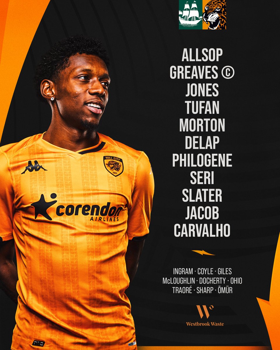 This is how we line-up at Home Park! 🔢 #hcafc | @WestbrookWaste