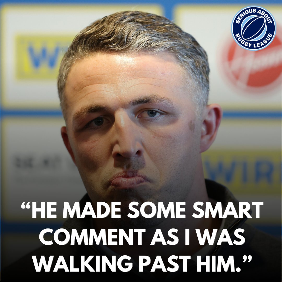 Sam Burgess says there was 'no need' for Richie Myler to make a 'smart comment' to him as they clashed in the tunnel during last night's game 😬 Read more: seriousaboutrl.com/sam-burgess-ri…