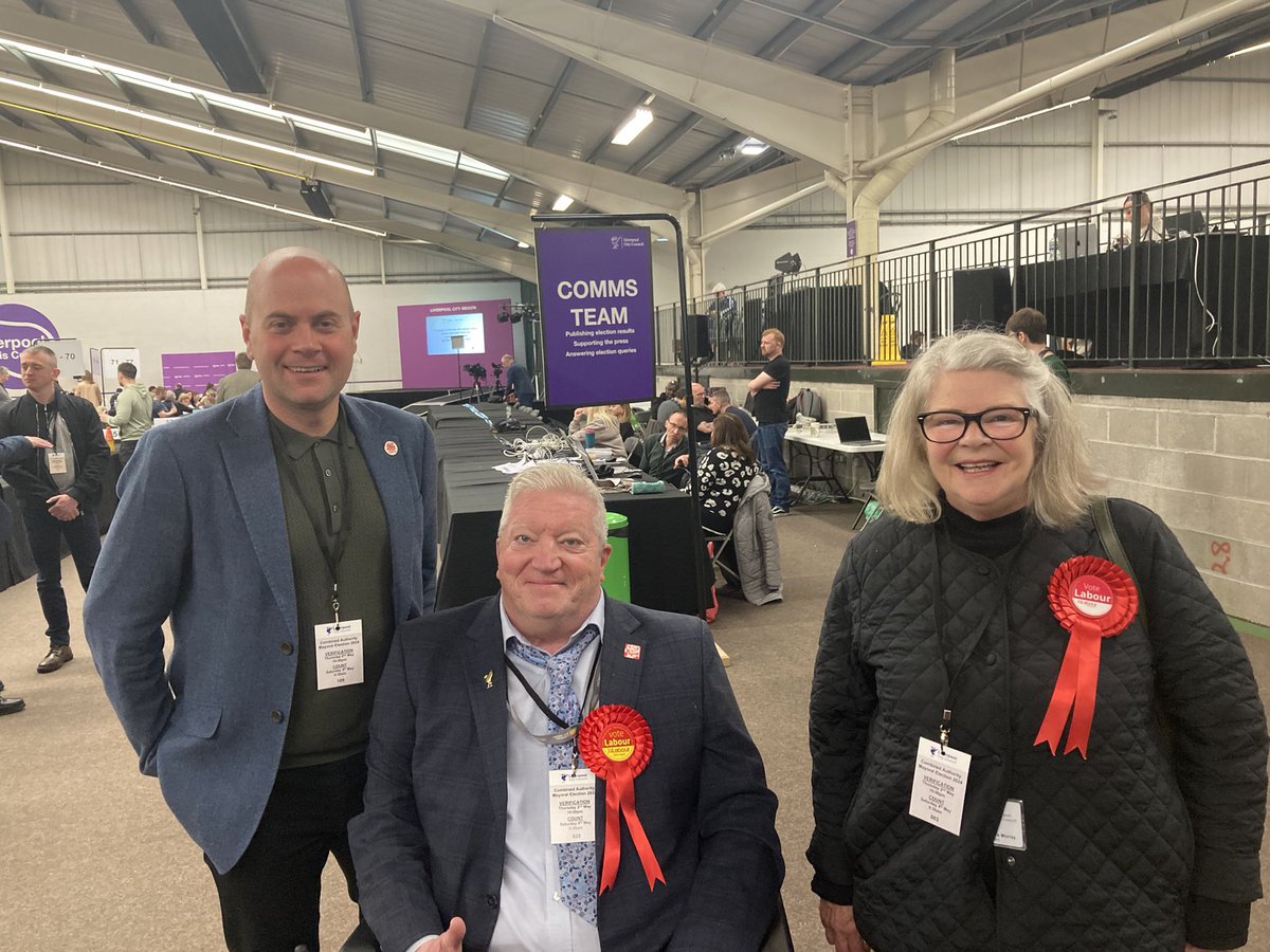 At the count for the LCR Mayoral Elections waiting…@MetroMayorSteve @LivrpoolLabour @UKLabour #MayoralElection2024