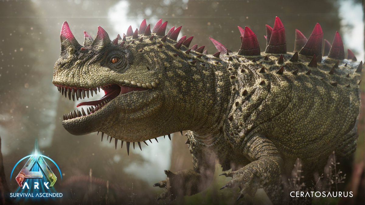 #ARKSurvivalAscended - Introducing the Ceratosaurus!

Part of the ARK: Additions mod, it will soon be available in the base game starting mid-May.

A second creature is set for release at the same time and will be revealed next week.