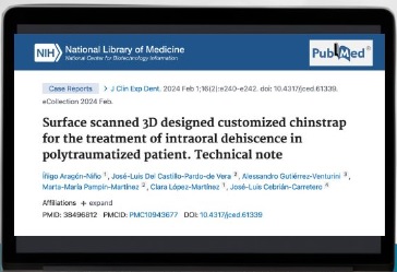 maxilolapaz's tweet photo. 🔹Surface scanned #3D designed customized chinstrap for the treatment of intraoral dehiscence in polytraumatized patient. Technical note, by #JCED

🔸https://t.co/I0CXME05K2   #MAXILOLAPAZ https://t.co/Qx4CVRq210