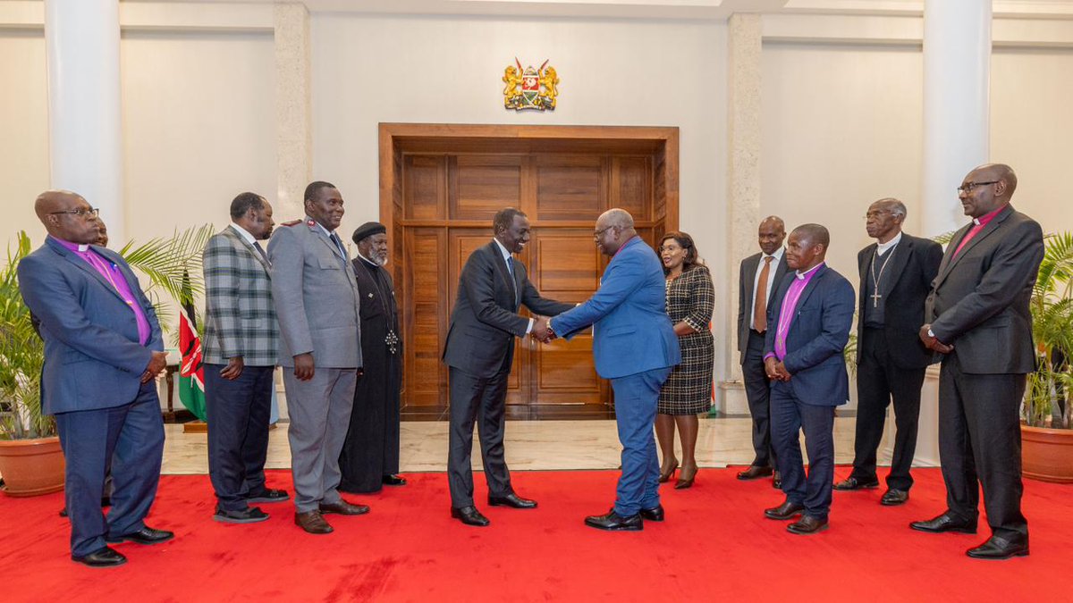 We are cultivating strong partnerships with faith-based organisations, which serve as the foundation of our societal transformation by instilling moral values, complementing government service delivery, and fostering unity among our people. At @StateHouseKenya, Nairobi, met a…