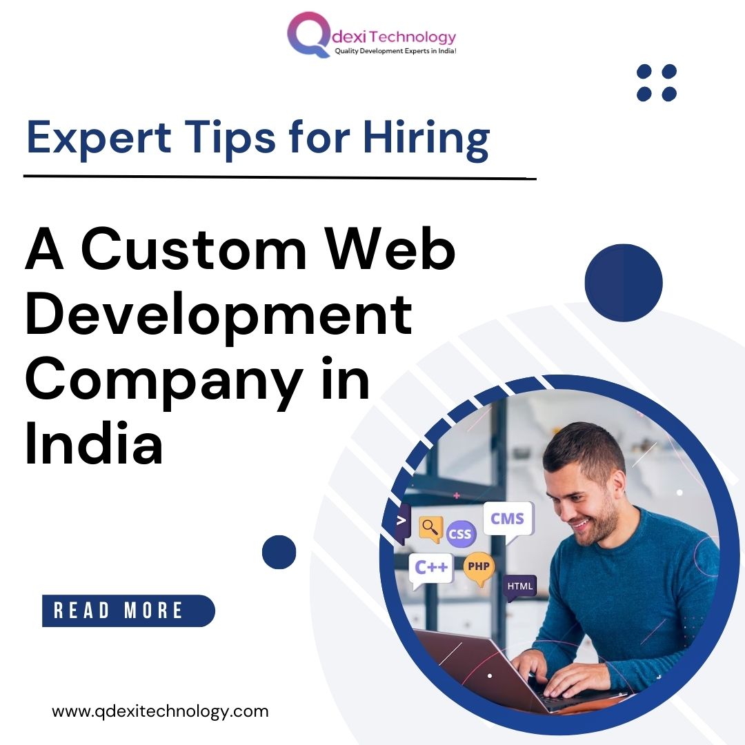Get online success by using Qdexi Technology! Find out professional advice on how to choose the top bespoke web development company in India. Change your online presence right now.

Read More: shorturl.at/chkOS

#CustomWebIndia #WebDevelopment