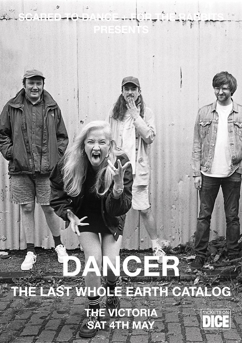 .@Dancerareaband headline our free entry showcase gig night tonight at @VICTORIADALSTON! The Glasgow post-punk band have just released their excellent debut album. Support comes from @thelastwhole. Get down early as this is always packed. Final free tickets on @dicefm.