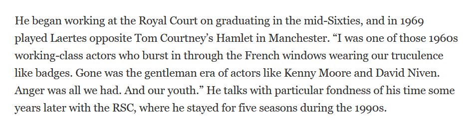 Lovely interview with John Nettles, @Telegraph, but he's talking about Kenneth MORE, the posh actor. Yours, an old-school pedantic sub. God, I feel ancient. telegraph.co.uk/tv/2024/05/04/…