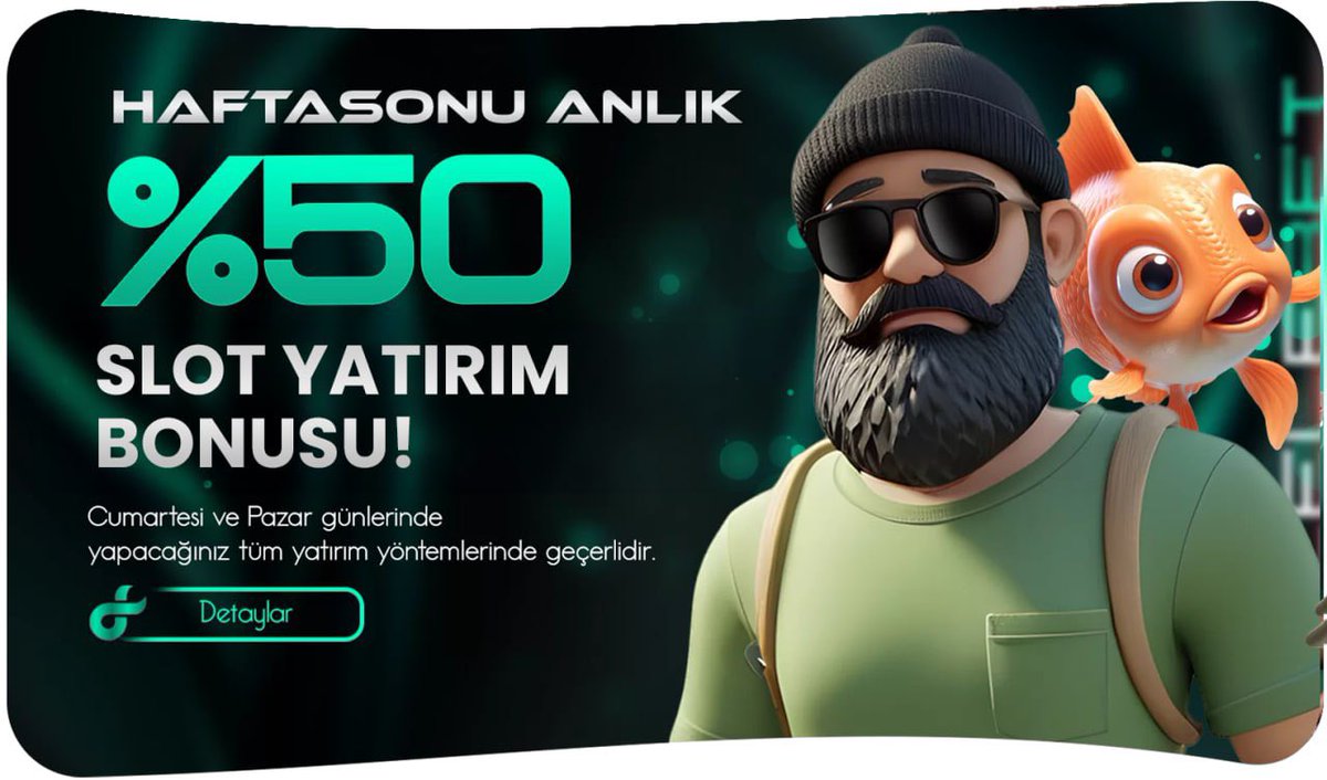 🎰Haftasonuna özel %50 Anlık  Slot Yatırım Bonusu!
⌚️ Işık hızında finansal işlemler!
👉 Yatırımların İlelebet'te çok daha değerli!

🔗 Güncel giriş için: bit.ly/ilelebettelegr…

#Ilelebet #casino #bahis #kazanc #betco #bonus #cevrimsizbonus #slot #bigwin #win