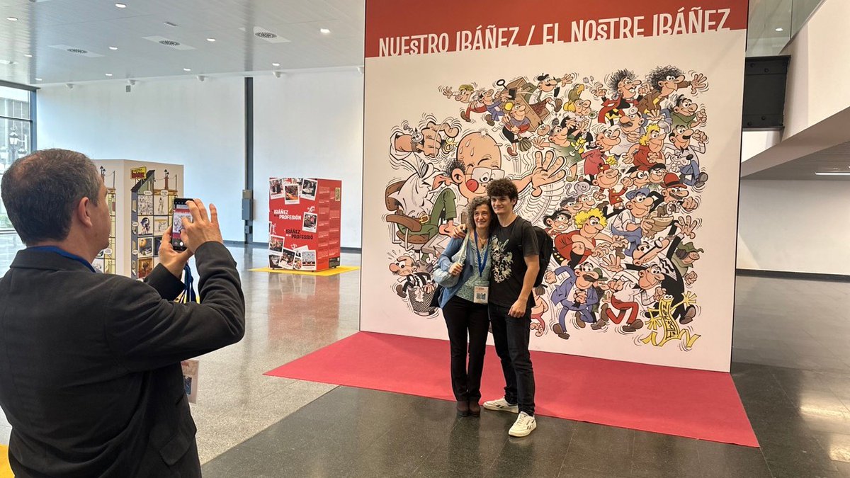 Las exposiciones son protagonistas en @COMIC_bcn. 🖼️😍 Este año destaca la muestra en homenaje al gran Ibáñez, creador de 'Mortadelo y Filemón', con la colaboración de su familia. 🗓️ Hasta mañana 📍 Recinto de Montjuïc #ComicBarcelona #42comicBCN