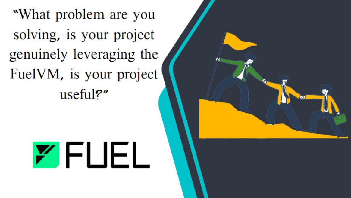 How to submit the ideal application - Detail, detail, detail. The first thing we look at when reviewing applications is the team behind the project.
1/5
#Fuel #FuelNetwork