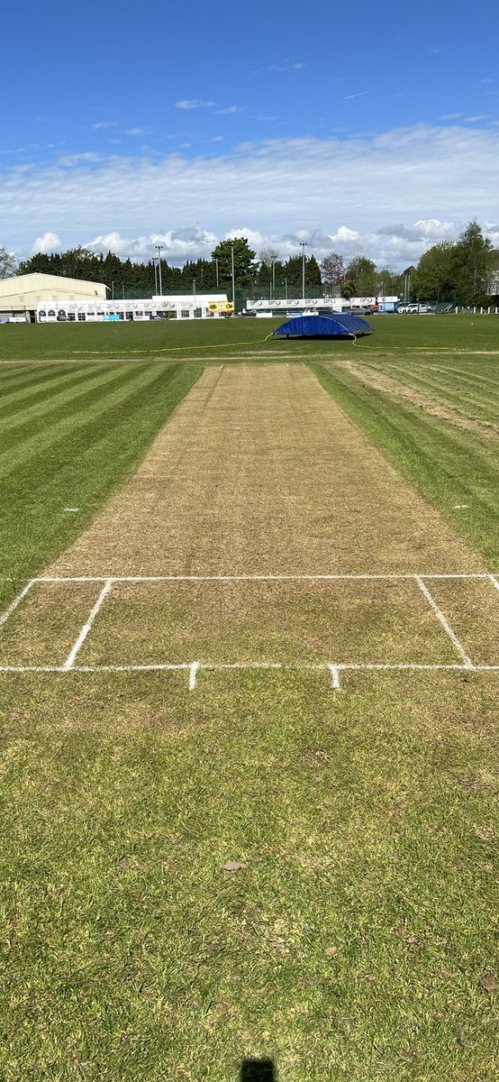 Great work from the groundsman to get the game on today