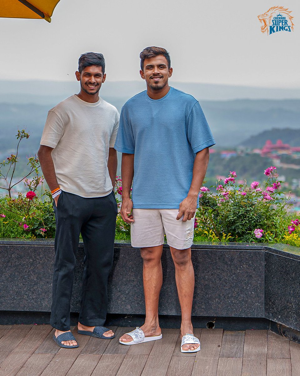 Chennai Super Kings (@chennaiipl) on Twitter photo ๐Location = Gorgeous โฐ๏ธ
#WhistlePodu #Yellove
<a href="/matheesha_81/">Matheesha Pathirana</a>
<a href="/maheesht61/">Maheesh Theekshana</a> ๐Location = Gorgeous โฐ๏ธ
#WhistlePodu #Yellove
<a href="/matheesha_81/">Matheesha Pathirana</a>
<a href="/maheesht61/">Maheesh Theekshana</a>
