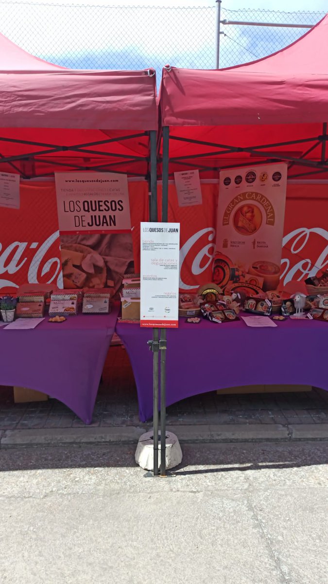 Hoy sábado 4 de mayo estamos de #feria en #CabezóndePisuerga con #ElGranCardenal #LaTiaMelitona y #CárnicasLaCulebra.
Pasa por el stand de #LosQuesosdeJuan y degusta loa productos de nuestra tierra
#dulces
#quesos
#caza