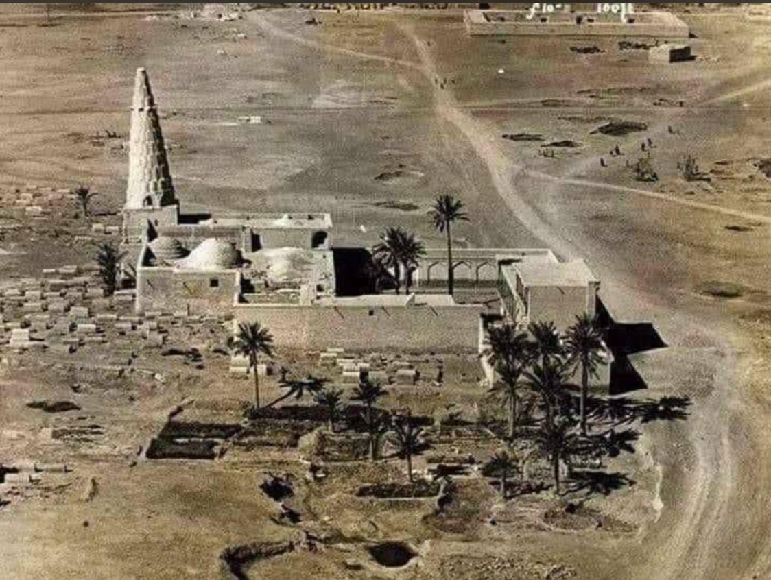 بغداد منطقة النهضة عام 1918 بعدسة طيار انكليزي