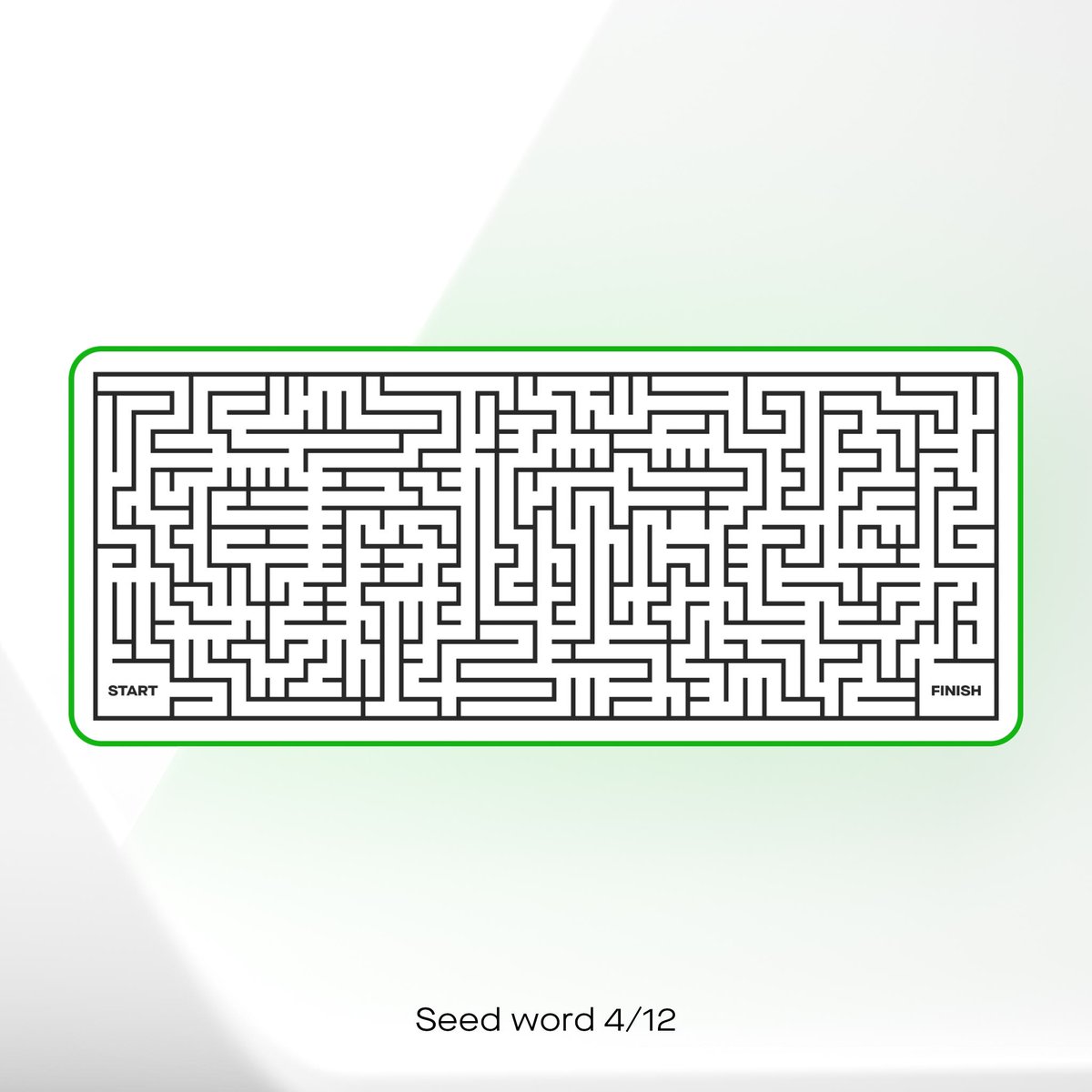 Unravel the seed phrase and win 0.012 BTC! - Day 4/12 Draw the correct path  and...