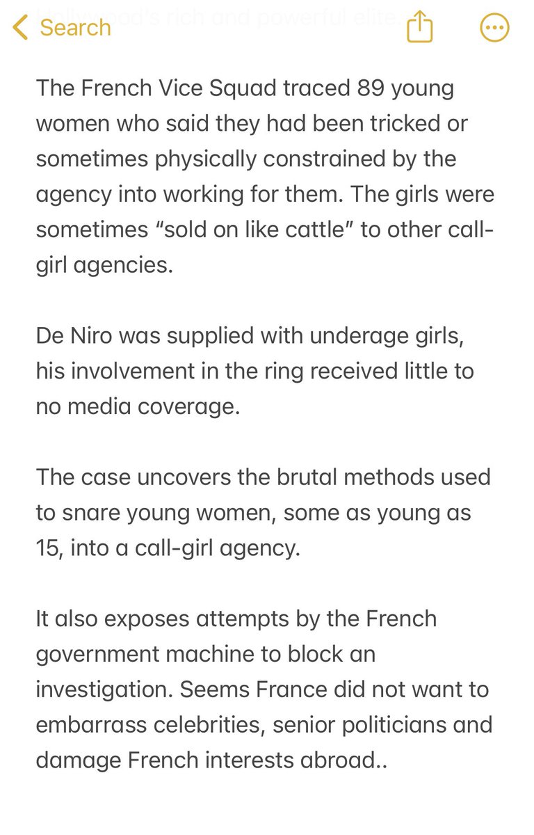 @MSNBC @SRuhle De Niro was Epstein client and Linked to Child Sex Trafficking Ring. According to Court Records, Independent journalist John Lichfield discovered that prostitution agency routinely ensnared girls as young as 15, forcing them to have sex with Hollywood’s rich and powerful elite..