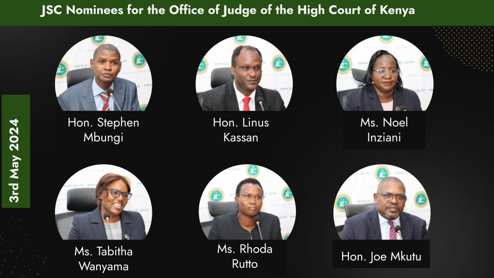 The JSC has recommended to Prezooo the appointment of 20 judges to the High Court. Once sworn in, they will significantly enhance access to justice.