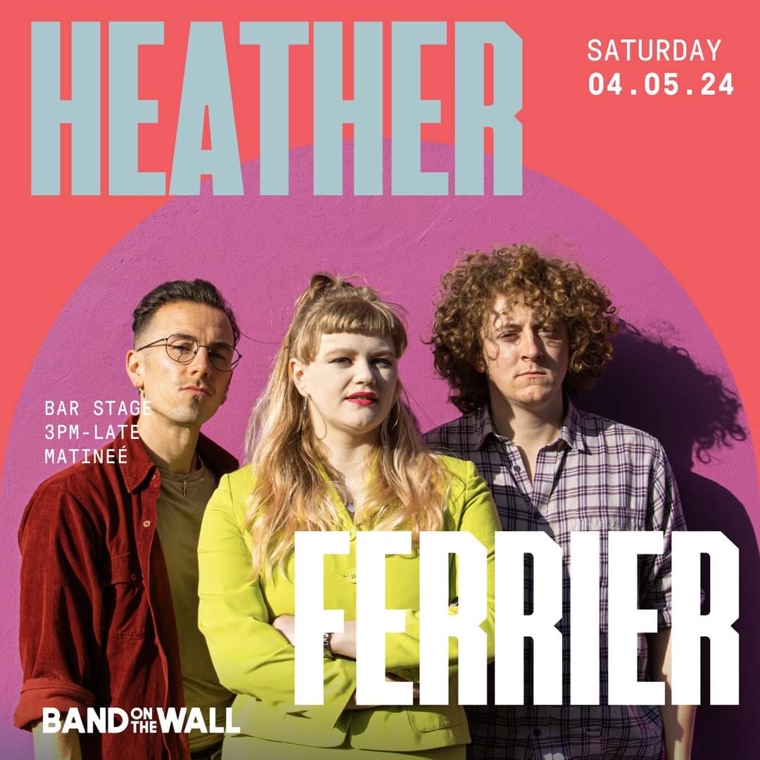 Heather Ferrier (@hferriermusic) on Twitter photo We are on our way down to Manchester for this at
<a href="/bandonthewall/">Band on the Wall</a>
Doors are at 3, we're on at 4!
See ya there! We are on our way down to Manchester for this at
<a href="/bandonthewall/">Band on the Wall</a>
Doors are at 3, we're on at 4!
See ya there!