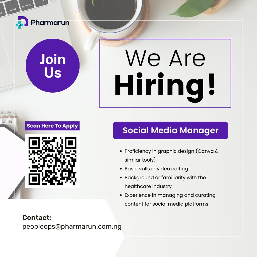 We’re hiring!

We’re looking for a cool social media savvy person to join our ever-growing Pharmily. 

If this is you, kindly click this link to apply!
You can also share this opportunity with your friends & family 💜

forms.gle/fH1v2bfw4RnJwZ…