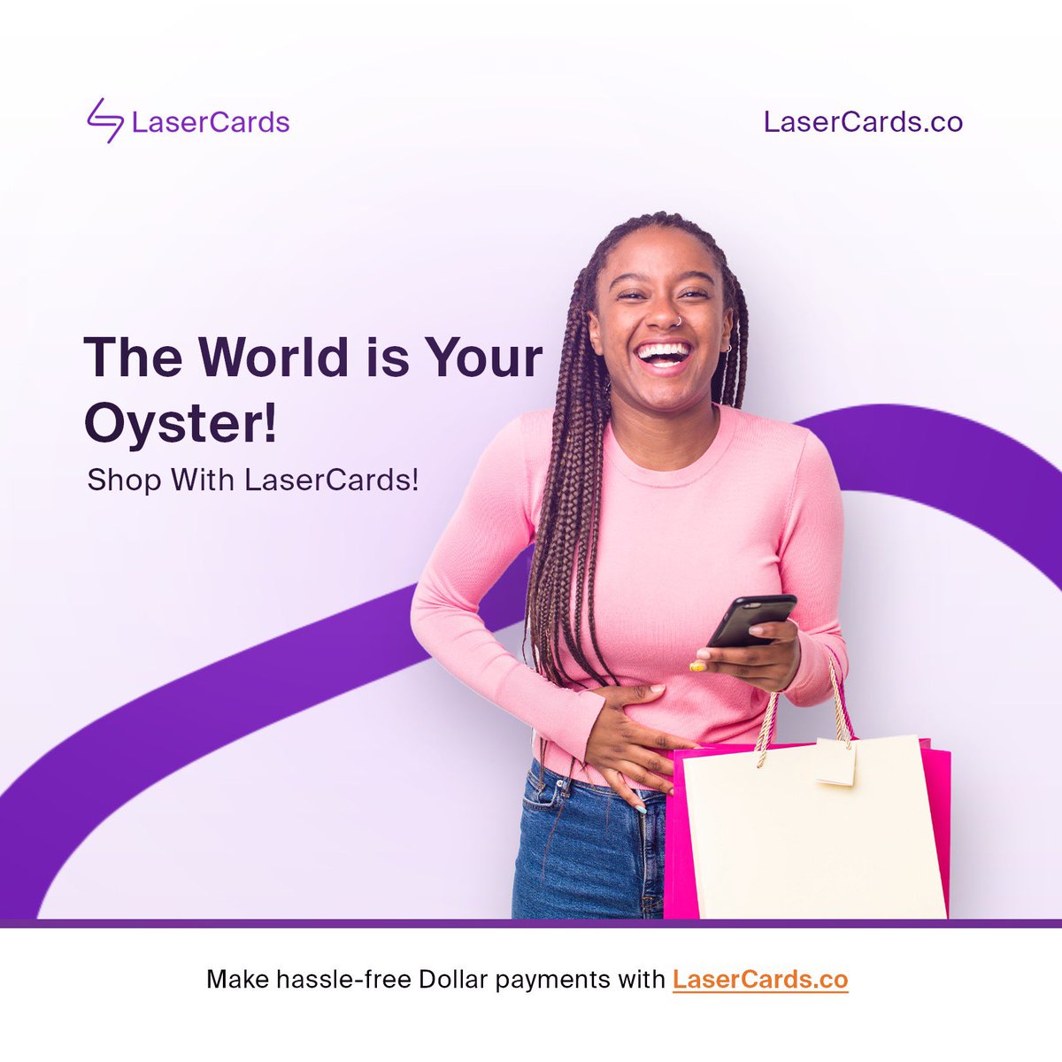 Shop effortlessly with your LaserCards Virtual Dollar Card.

Follow @lasercardsco for more valuable financial tips, deals and seamless payment solutions.

#LaserCardsCo #LaserCards #VirtualDollarCards #VirtualPayments #OnlinePayments #DollarCards