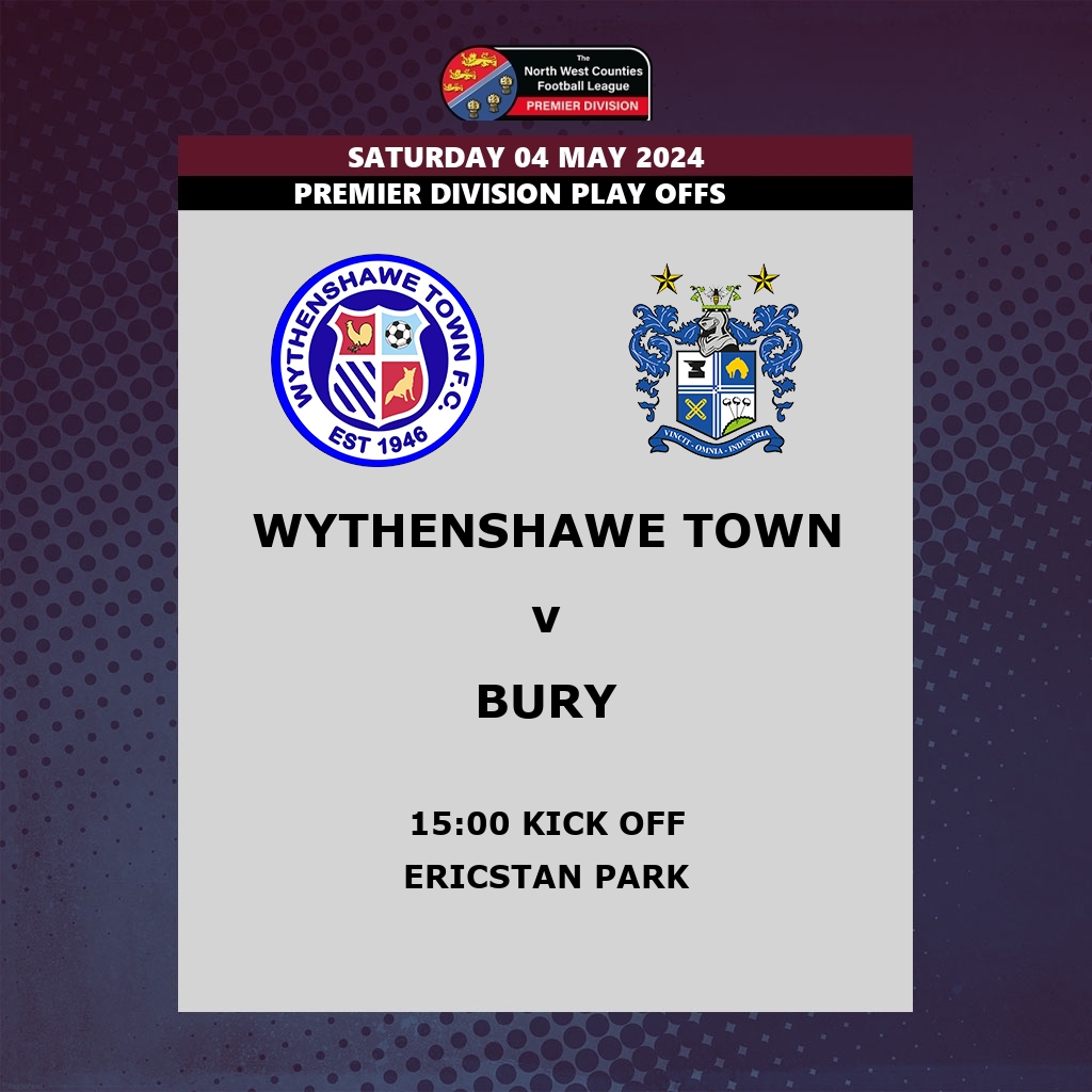 It's the big one today - Play Off Final between @WTFC1946 and @buryfcofficial. This is an all-ticket game so please don't travel if you haven't got a ticket. Good luck to both our sides - the winner will gain promotion to Step 4 for next season.