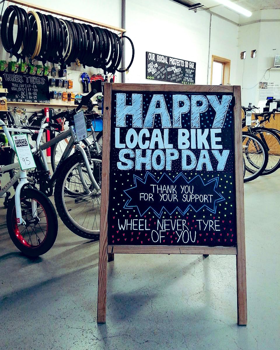 Thanks to all the bike businesses and cyclists getting involved in #LocalBikeShopDay, we hope the sun is shining where you are! We would also like to say an additional thank you to our sponsors, @cytech_training for backing the campaign for the second year running. #lbsdayuk
