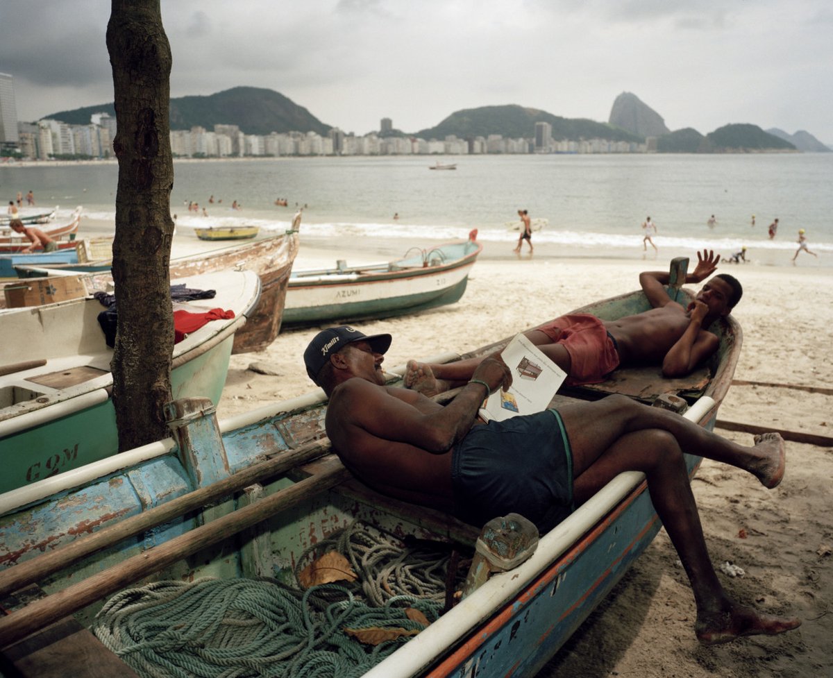 Copacabana beach, Brazil. Martin Parr, 1966.