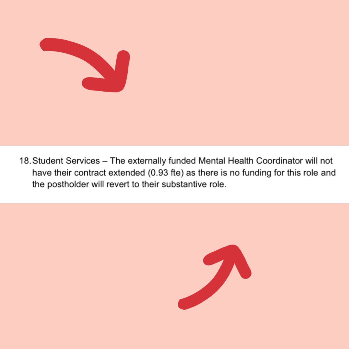 Is there any shame from @UHIPerth_ or is this all justified? We love a lack of mental heath care at university 🥴 #FightingforFE #stopthecuts #MentalHealthMatters