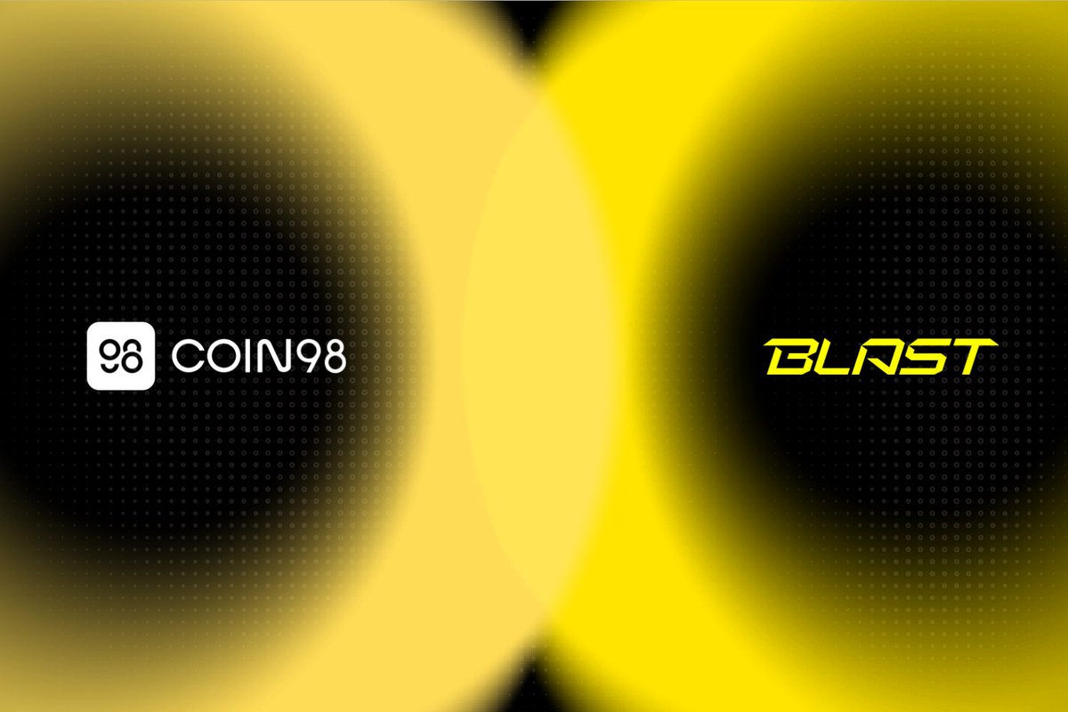 Coin98 Super Wallet now integrates @Blast_L2 – The only Ethereum L2 with native yield for ETH and stablecoins. Update #Coin98 Super Wallet and Embrace Blast for Multi-chances today! 👉 coin98.xyz/download Read more about this integration 👉 blog.coin98.com/coin98-integra…