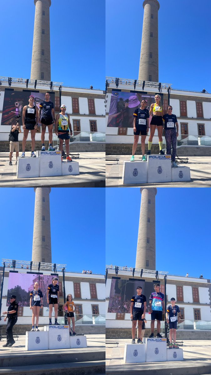 policia's tweet photo. Nuestros ganadores 🏆 de la #Ruta091 de #Maspalomas 💙

Gracias a todos los participantes por hacer posible esta carrera solidaria con #Apnalp 🫶 más de 1000 🏃🏽‍♀️🏃🏽‍♂️ por esta bonita causa 

@santander_es 
@SantanderExp 
@polimupol https://t.co/Yo5dePp5k7