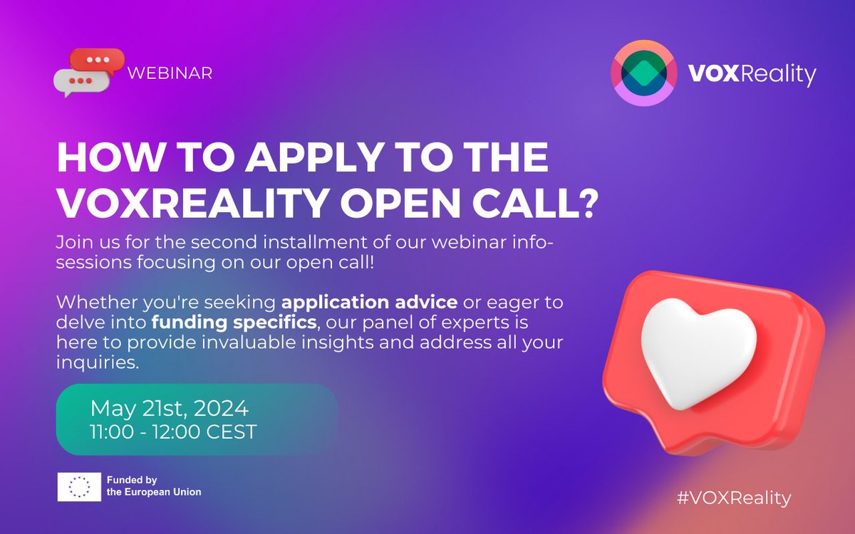 VOXReality tweet media