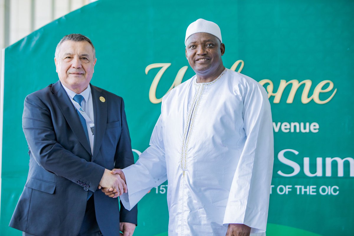 Bjlconvention's tweet photo. Heads of State and Heads Of Delegation arriving for the #OICBanjulSummit #OBS2024 https://t.co/KTsGNABX5A