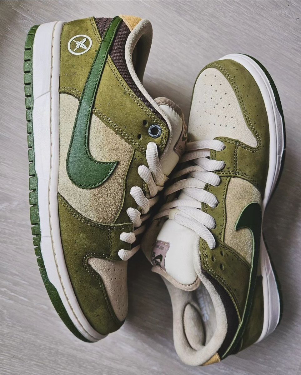 SneakerVisionz's tweet photo. Unreleased Yuto Horigome x Nike SB Dunk Low 🫒 https://t.co/ehgOsD2XAY