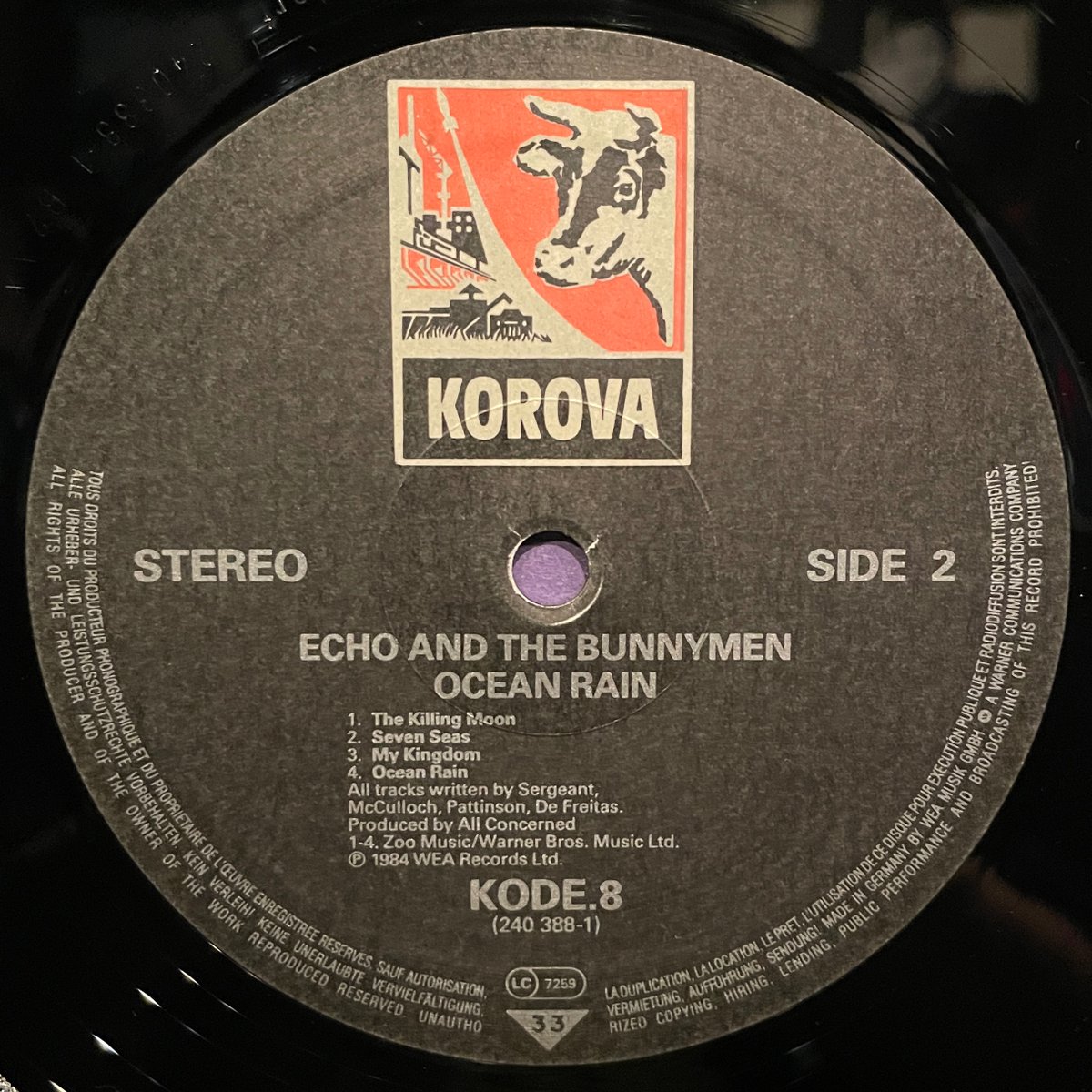 ほなLPいこか ECHO & THE BUNNYMEN / OCEAN RAIN [04May1984 Korova --- KODE 8] #OnThisDay #EchoAndTheBunnymen #OceanRain #IanMcCulloch #WillSergeant #LesPattinson #PeteDeFreitas #listeningbar #vinylbar #musicbar #レコードバー #mhc04052024 youtube.com/watch?v=L3ETpG…