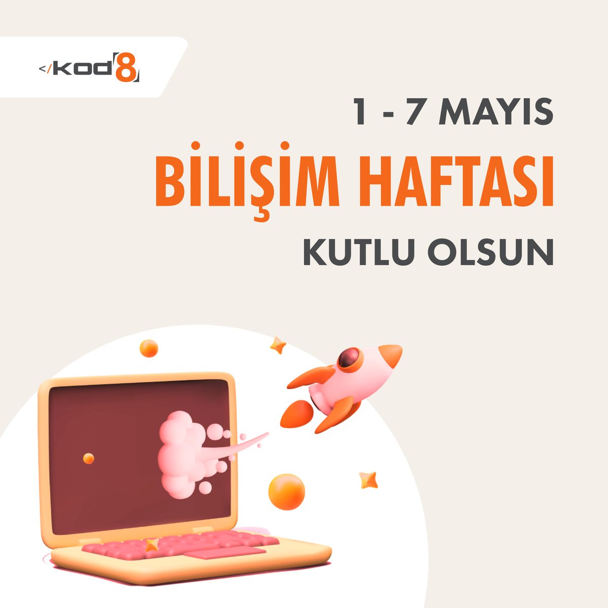 Kod8net's tweet photo. #bilişimhaftası
1-7 Mayıs Bilişim Haftası Kutlu Olsun🚀
..
🌐 https://t.co/2mQN46pllG
📲 0850 304 88 54
•
#dijitalçözümler #kod8 #optikpro #optikgündem #vua #vuaqrmenü https://t.co/sWpeLhxjpR