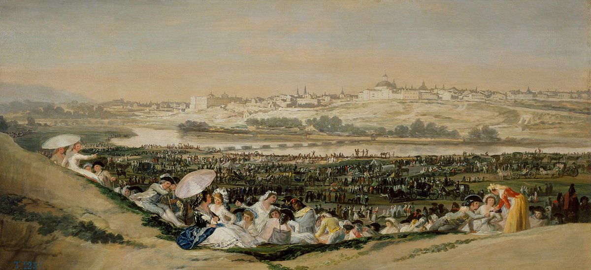 'La pradera de San Isidro' del pintor Francisco de Goya.