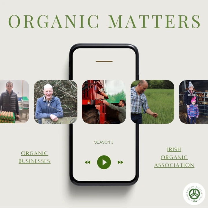 Some great conversations already on Season 3 of our Organic Matters Podcast from composting farmyard manure to building an organic egg business. 

Episodes available here 👉️bit.ly/3Tooyoh or wherever you listen to your podcasts.

#demandorganic #organic4everyone