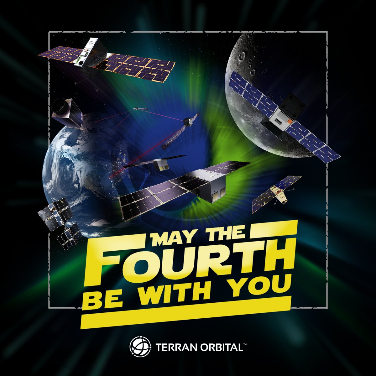 May the Fourth be with you! 

Today, we're not just celebrating Star Wars Day, we're celebrating the force of enthusiasm our incredible team brings to the galaxy! 

#TerranOrbital #StarWarsDay #TeamSpirit #MayThe4thBeWithYou