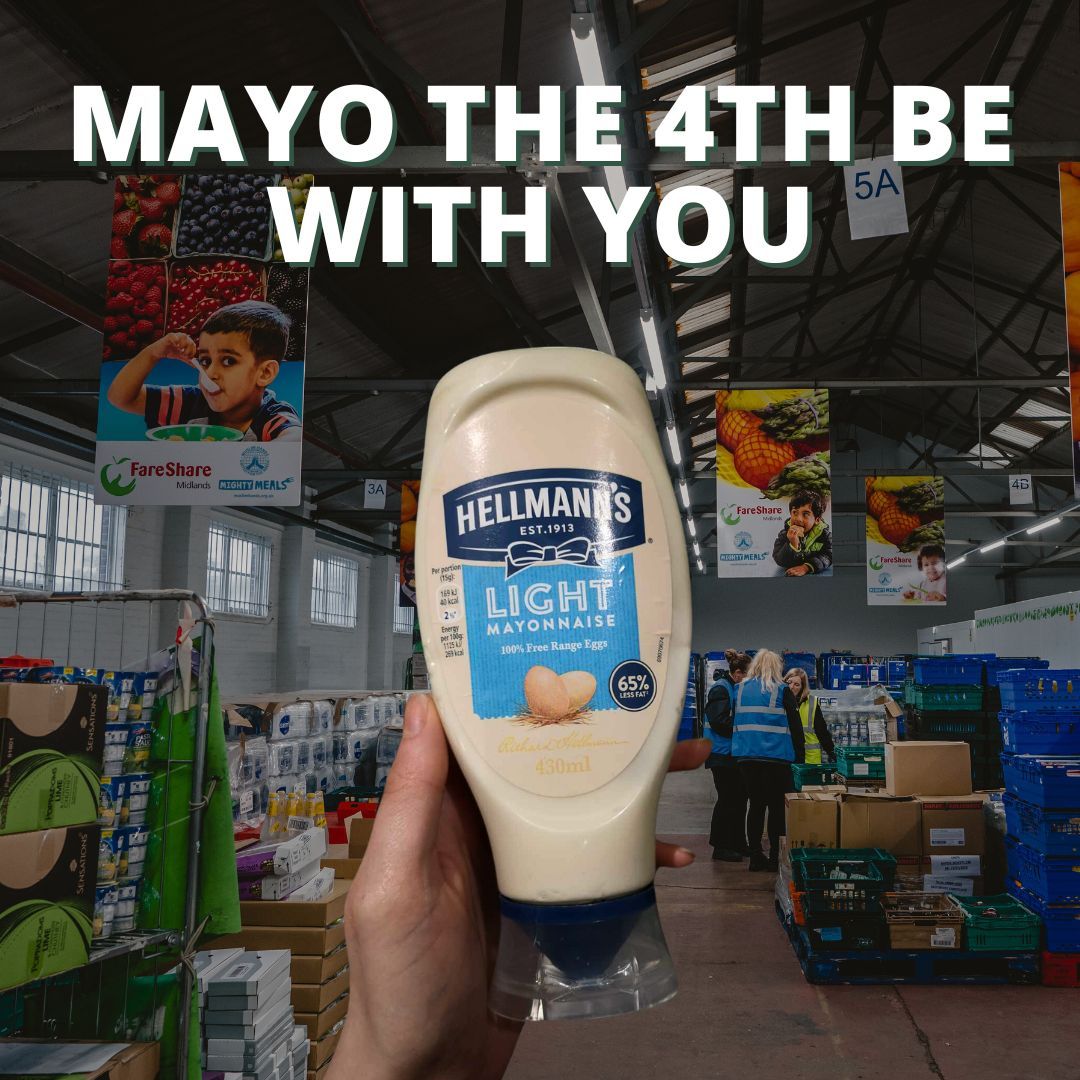 Happy Star Wars Day!

#starwarsday #maythe4th #fareshare #surplusfood