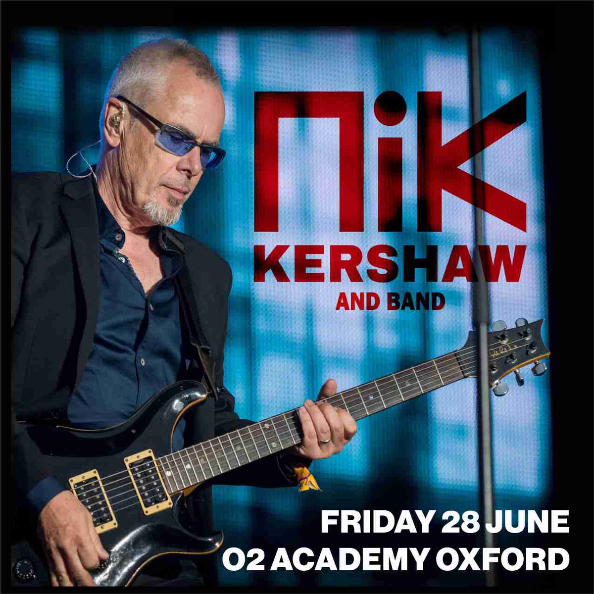 .@NikKershaw and his fabulous band play this very special and intimate festival warm-up show in Oxford - Friday 28 June. Tickets available - amg-venues.com/xXU050Rtl65