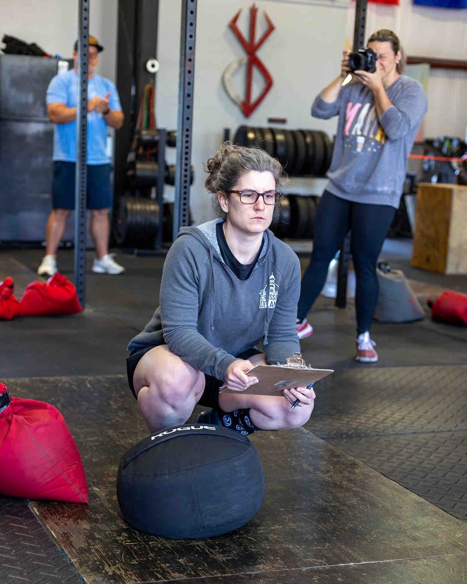 Judging an in-house competition is VERY serious business. Just ask Bonnie. 

#CrossFitDeLand #BuildingAthletes #Exercise #WestVolusiaWellness #Deland #Fitness