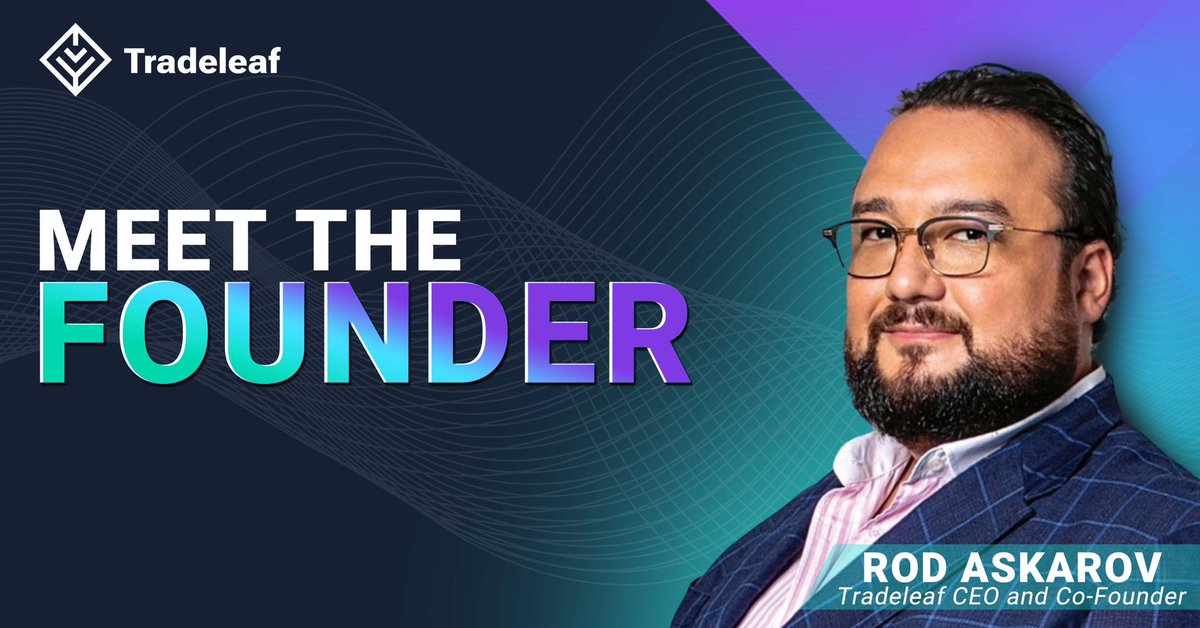 Meet the Mind Behind Tradeleaf: Rod Askarov!

Our founder, @rodaskarov , isn't your average tech CEO.  He's a Forbes 30 Under 30   with a passion for using blockchain to revolutionize trade finance, especially for   SMEs in developing countries.

With experience in over 100…