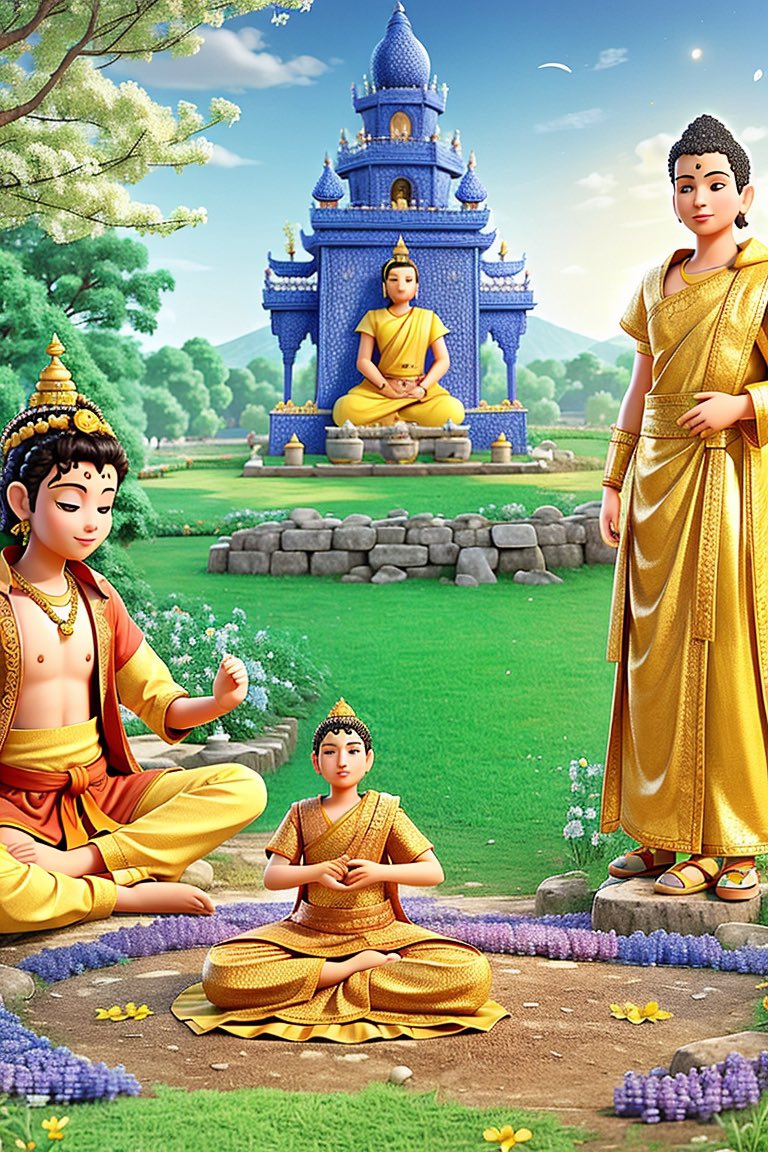 The three unique events of Prince Siddhartha's birth, Buddhahood and Buddha's Mahaparinirvana took place on the auspicious Baisakhi Purnima Tithi. #raiinmaker