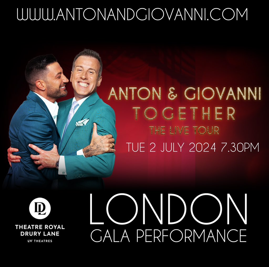 Our Next GALA Evening ♥️ be part of this Wonderful evening together with @TheAntonDuBeke @pernicegiovann1 and friends!!! BOOK NOW antonandgiovanni.com #galaevent #galaevening #onetimeonly #vip #antondubeke #giovannipernice #togethertour