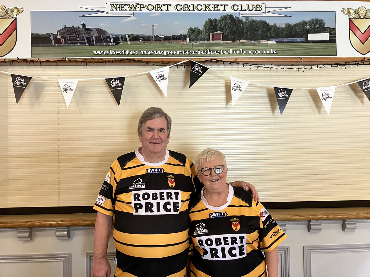 Big day for @NewportRFC and Newport CC look forward to welcoming everyone to Spytty. Adrian & Ann are ready 😎👍