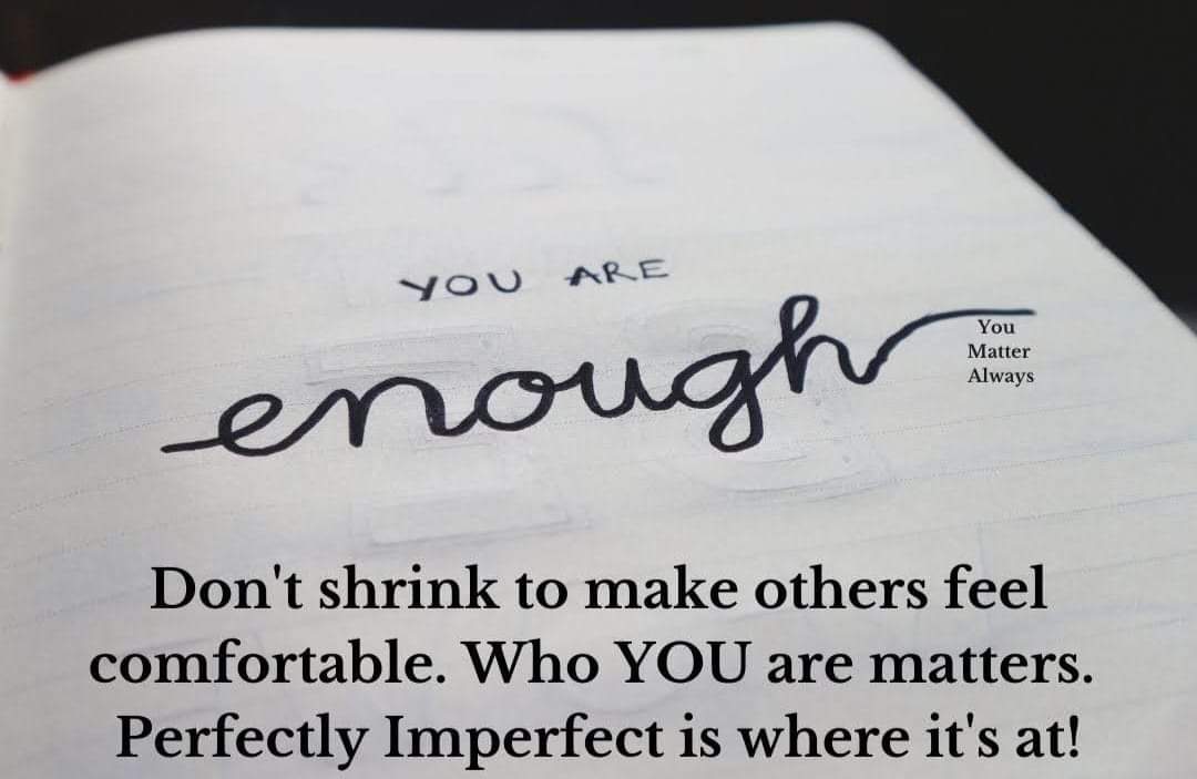 Hello, you beautiful bunch it's #straighttalkingsaturday time again with a reminder that you are ENOUGH...NOW, AS IS. Remember...you didn't come here to earn your worth. You brought it with you #YouMatterAlways #sayitasitis #selfworth #knowyourworth #selfbelief #AllThatYouAre