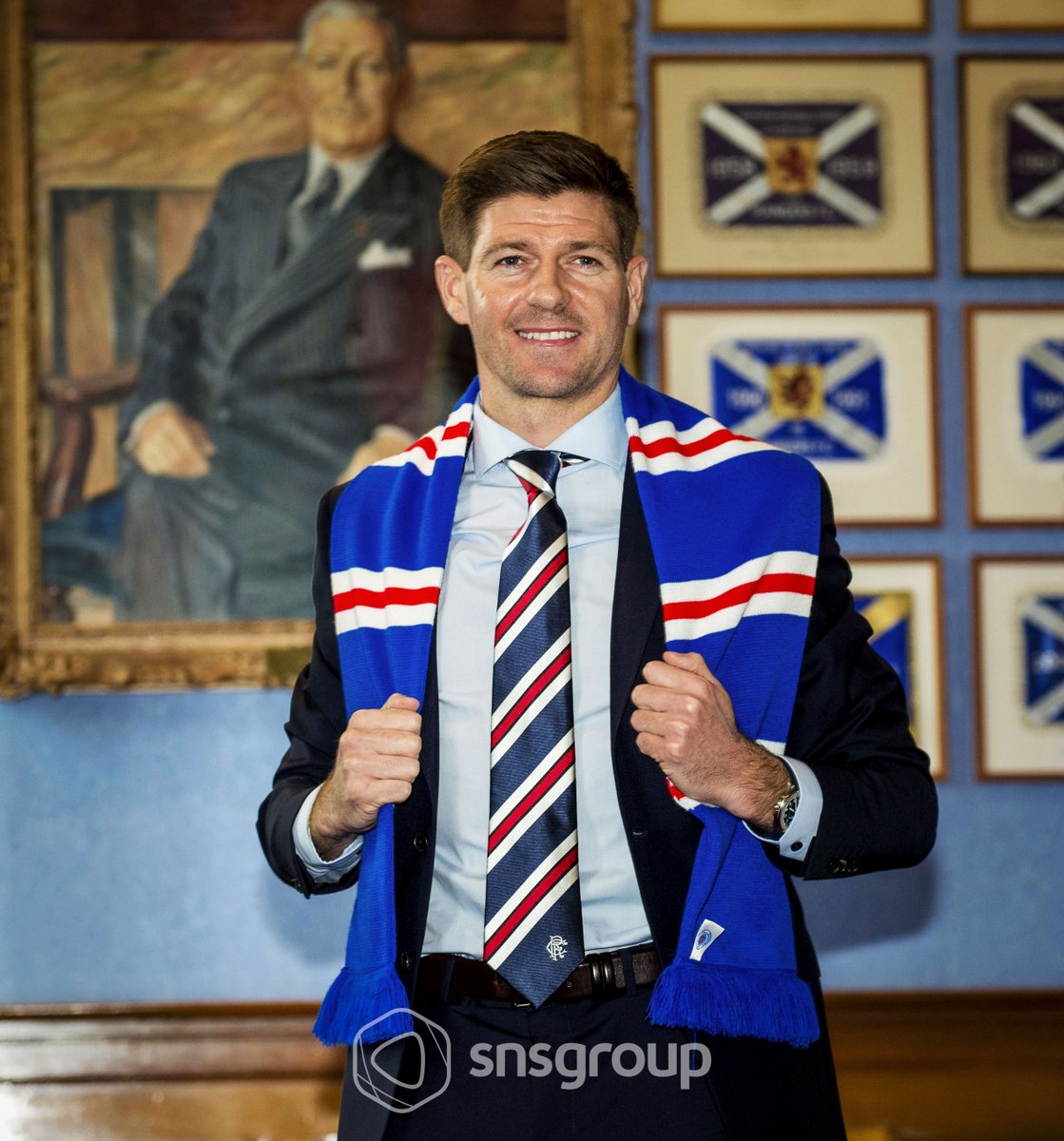 #OnThisDay 2018 📅⏪ Steven Gerrard is appointed Rangers Manager on a four-year deal.
