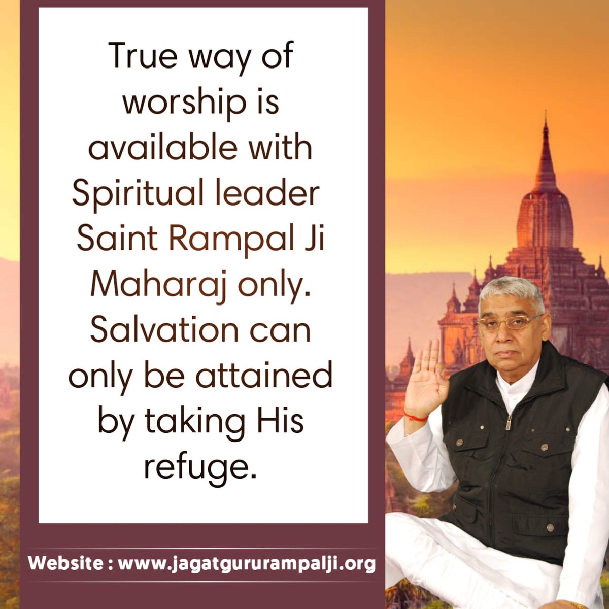 #GodMorningSaturday True way of worship is available with Spiritual Leader JagatGuru Tatvadarshi Saint Rampal Ji Maharaj only. Salvation can only be attained by taking His refuge. @SaintRampalJiM Visit Saint Rampal Ji Maharaj YouTube Channel for More Information #Saturdayvibes